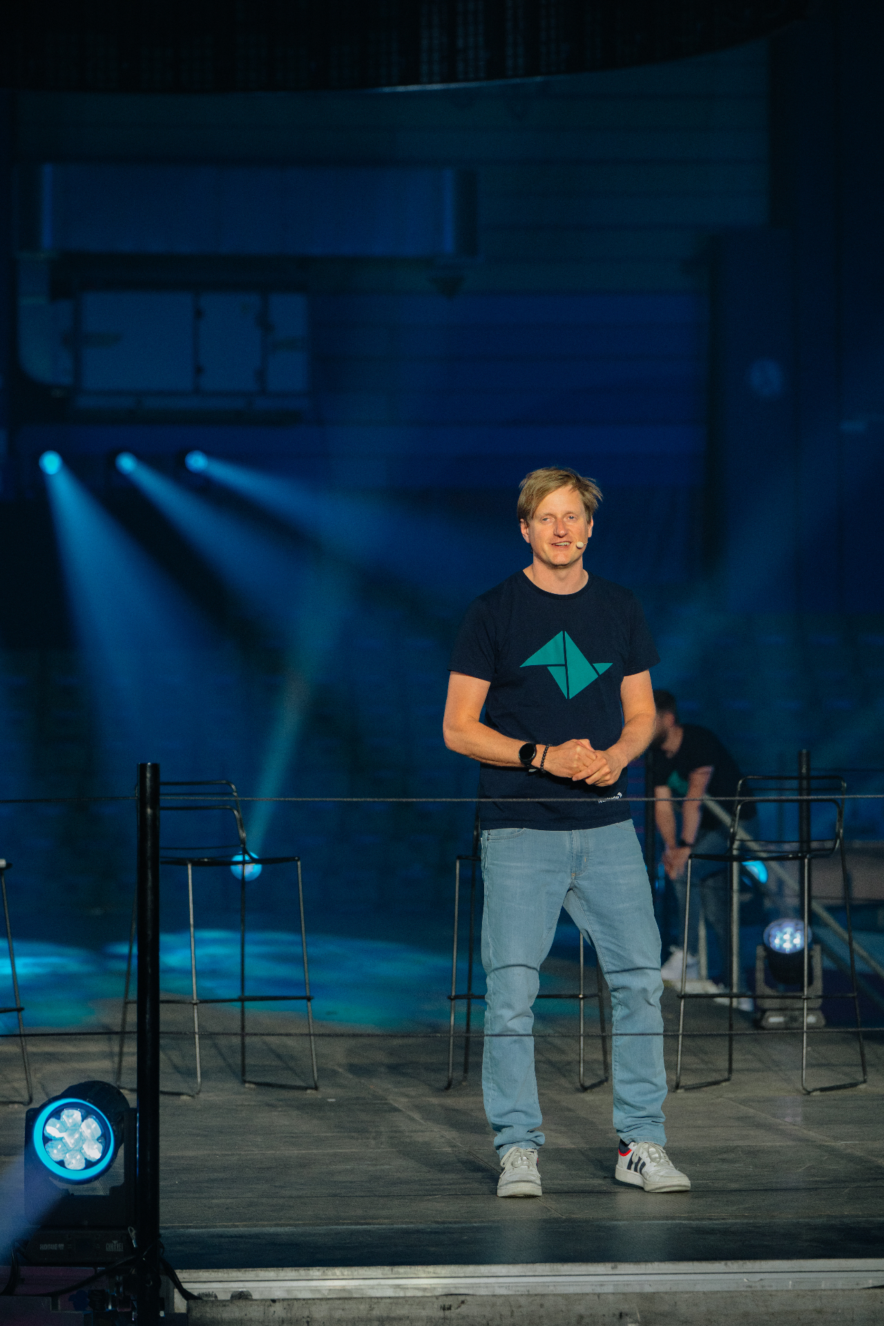 Jeroen De Wit op het podium van Work Smarter